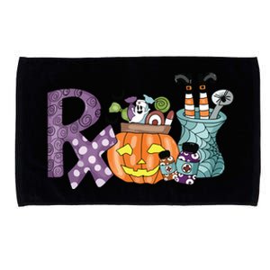 Pharmacy Squad Boo Crew Pharmacist Pharmacy Tech Halloween Microfiber Hand Towel