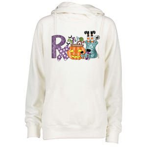 Pharmacy Squad Boo Crew Pharmacist Pharmacy Tech Halloween Womens Funnel Neck Pullover Hood