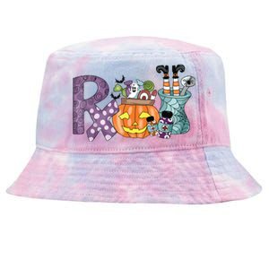 Pharmacy Squad Boo Crew Pharmacist Pharmacy Tech Halloween Tie-Dyed Bucket Hat