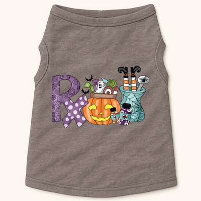 Pharmacy Squad Boo Crew Pharmacist Pharmacy Tech Halloween Doggie Tank