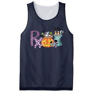 Pharmacy Squad Boo Crew Pharmacist Pharmacy Tech Halloween Mesh Reversible Basketball Jersey Tank