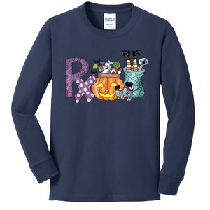 Pharmacy Squad Boo Crew Pharmacist Pharmacy Tech Halloween Kids Long Sleeve Shirt