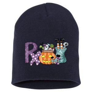 Pharmacy Squad Boo Crew Pharmacist Pharmacy Tech Halloween Short Acrylic Beanie