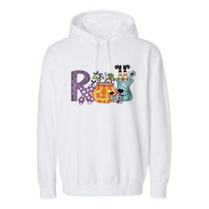 Pharmacy Squad Boo Crew Pharmacist Pharmacy Tech Halloween Garment-Dyed Fleece Hoodie