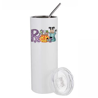 Pharmacy Squad Boo Crew Pharmacist Pharmacy Tech Halloween Stainless Steel Tumbler