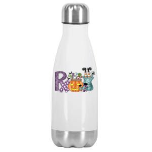 Pharmacy Squad Boo Crew Pharmacist Pharmacy Tech Halloween Stainless Steel Insulated Water Bottle