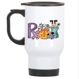 Pharmacy Squad Boo Crew Pharmacist Pharmacy Tech Halloween Stainless Steel Travel Mug