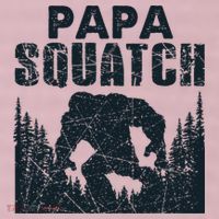 Papa Squatch Bigfoot Dad Father's Day 25L Jumbo Tote