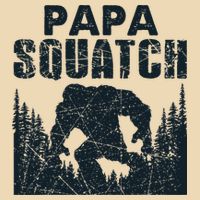 Papa Squatch Bigfoot Dad Father's Day Drawstring Bag