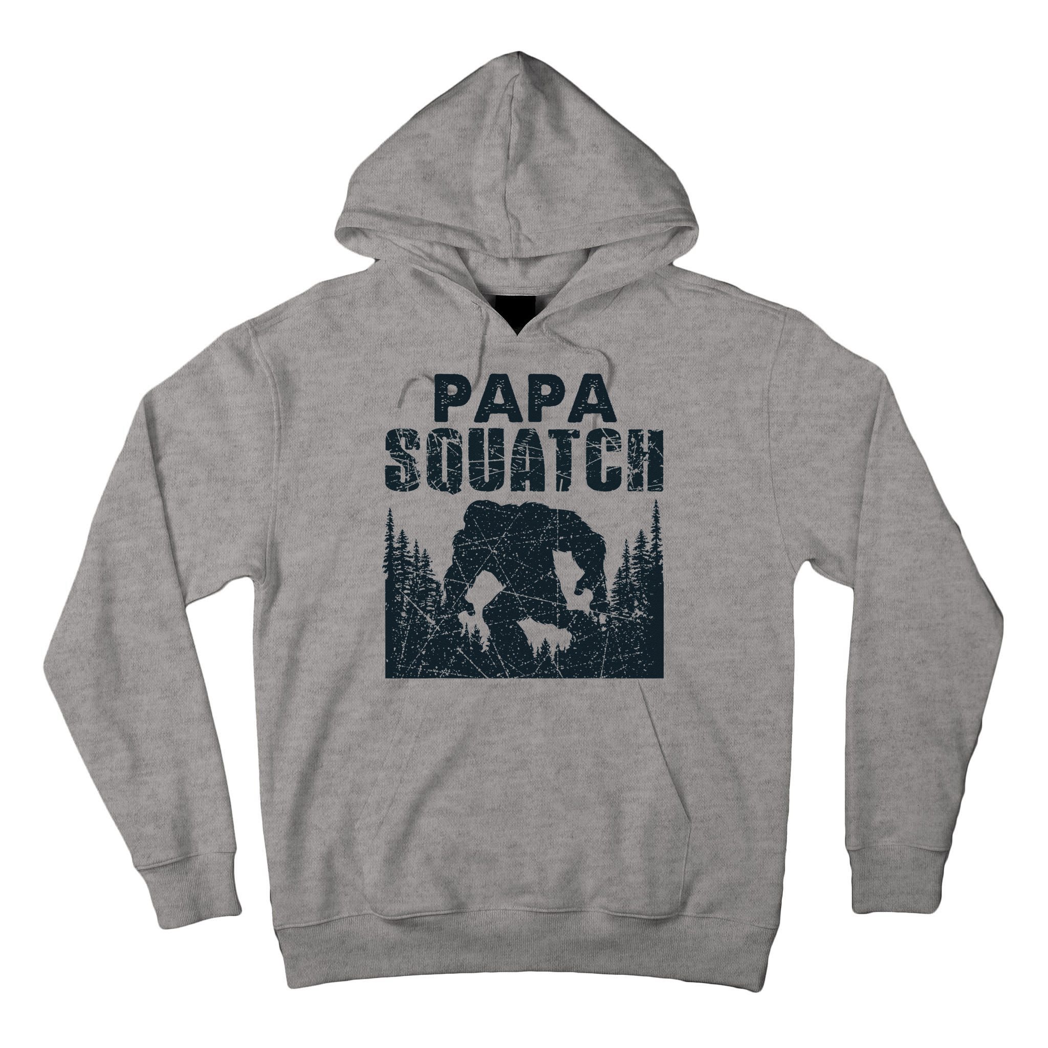 Papa Squatch Bigfoot Dad Father's Day Tall Hoodie