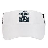 Papa Squatch Bigfoot Dad Father's Day Adult Drive Performance Visor