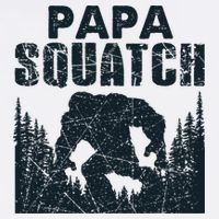 Papa Squatch Bigfoot Dad Father's Day Adult Drive Performance Visor
