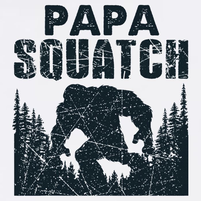 Papa Squatch Bigfoot Dad Father's Day Adult Drive Performance Visor