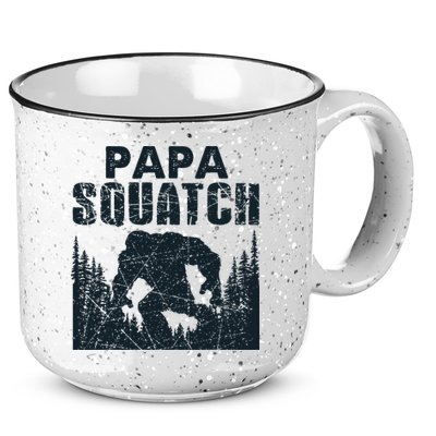 Papa Squatch Bigfoot Dad Father's Day 15oz Campfire Ceramic Mug