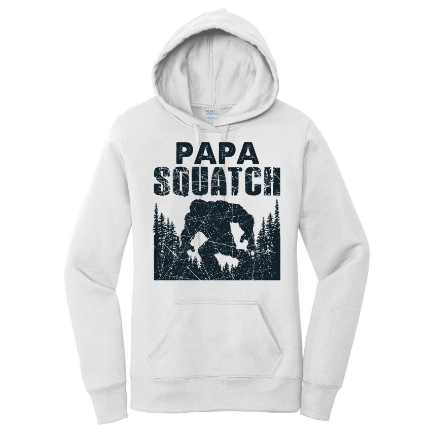Papa Squatch Bigfoot Dad Father's Day Women's Pullover Hoodie