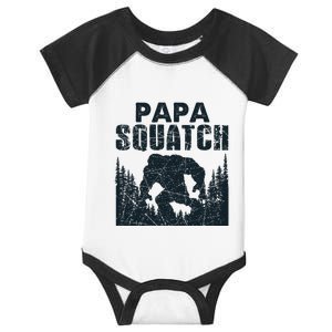 Papa Squatch Bigfoot Dad Father's Day Infant Baby Jersey Bodysuit