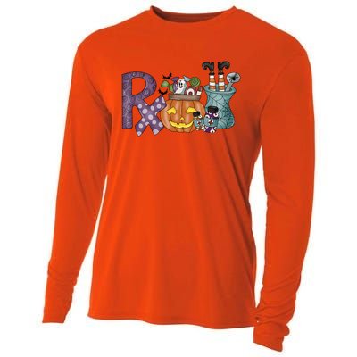 Pharmacy Squad Boo Crew Pharmacist Pharmacy Tech Halloween Gift Cooling Performance Long Sleeve Crew