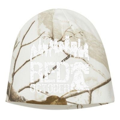 Philly Skyline Baseball Cap Vintage Red October Design Kati - Camo Knit Beanie