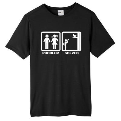 Problem Solved Birdwatching Birding Tall Fusion ChromaSoft Performance T-Shirt