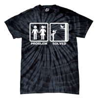 Problem Solved Birdwatching Birding Tie-Dye T-Shirt