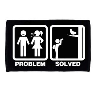 Problem Solved Birdwatching Birding Microfiber Hand Towel