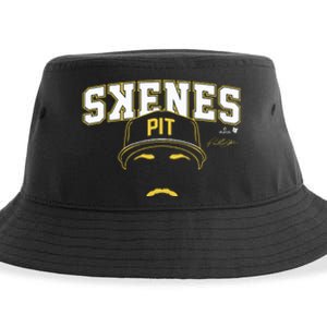 Paul Skenes Backwards K Pittsburgh Baseball Sustainable Bucket Hat