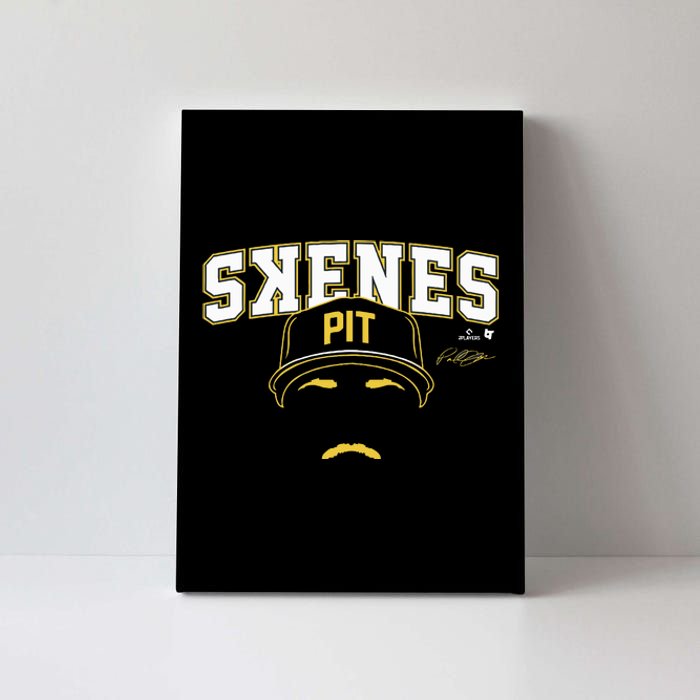 Paul Skenes Backwards K Pittsburgh Baseball Canvas