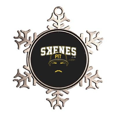 Paul Skenes Backwards K Pittsburgh Baseball Metallic Star Ornament