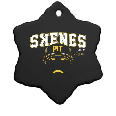 Paul Skenes Backwards K Pittsburgh Baseball Ceramic Star Ornament