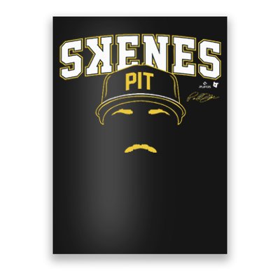 Paul Skenes Backwards K Pittsburgh Baseball Poster