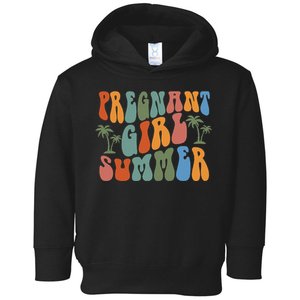 Pregnant Summer Baby Announcement Pregnancy Reveal Toddler Hoodie