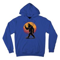 Peace Sign Bigfoot Sasquatch Sunset Graphic Big Foot Hoodie