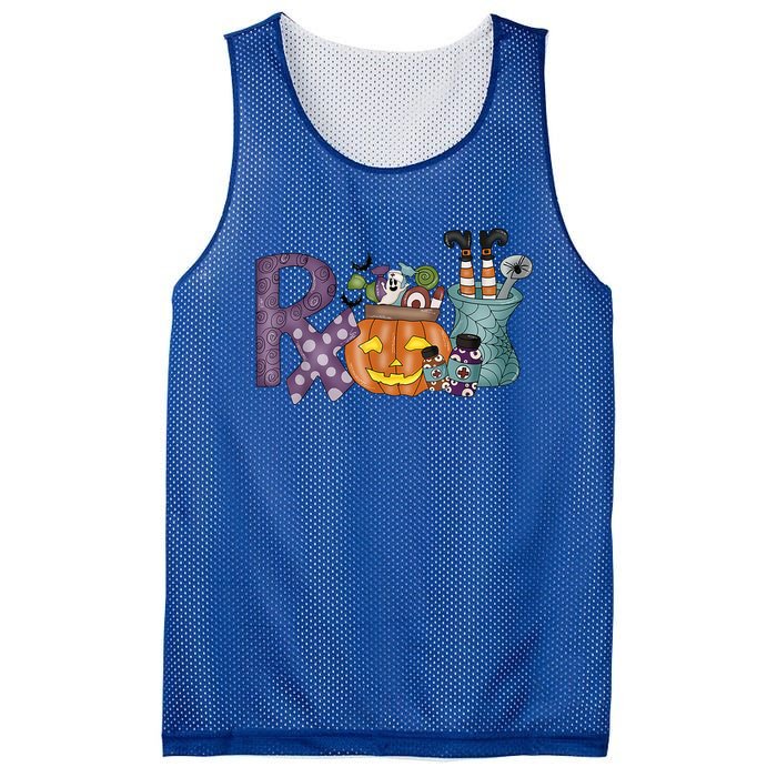 Pharmacy Squad Boo Crew Pharmacist Pharmacy Tech Halloween Gift Mesh Reversible Basketball Jersey Tank