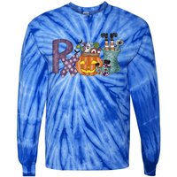 Pharmacy Squad Boo Crew Pharmacist Pharmacy Tech Halloween Gift Tie-Dye Long Sleeve Shirt