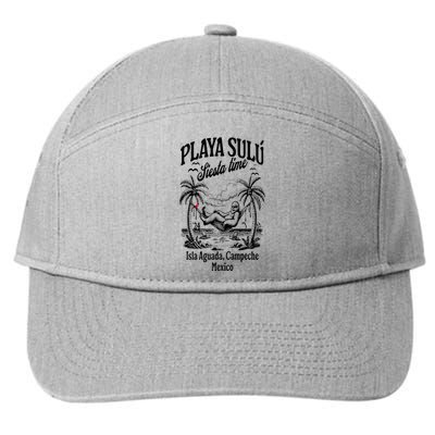 Playa Sulu Bigfoot Siesta Time 24 Paraiso Familiar 7-Panel Snapback Hat