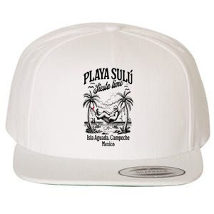 Playa Sulu Bigfoot Siesta Time 24 Paraiso Familiar Wool Snapback Cap