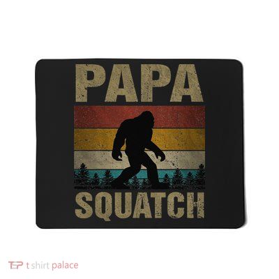 Papa Squatch Bigfoot Papa Sasquatch Yeti Family Mousepad
