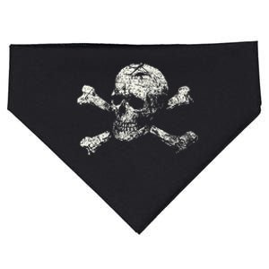 Pirate Skull Banner - Jolly Roger Symbol USA-Made Doggie Bandana