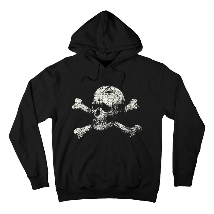 Pirate Skull Banner - Jolly Roger Symbol Hoodie