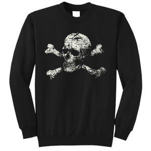 Pirate Skull Banner - Jolly Roger Symbol Sweatshirt