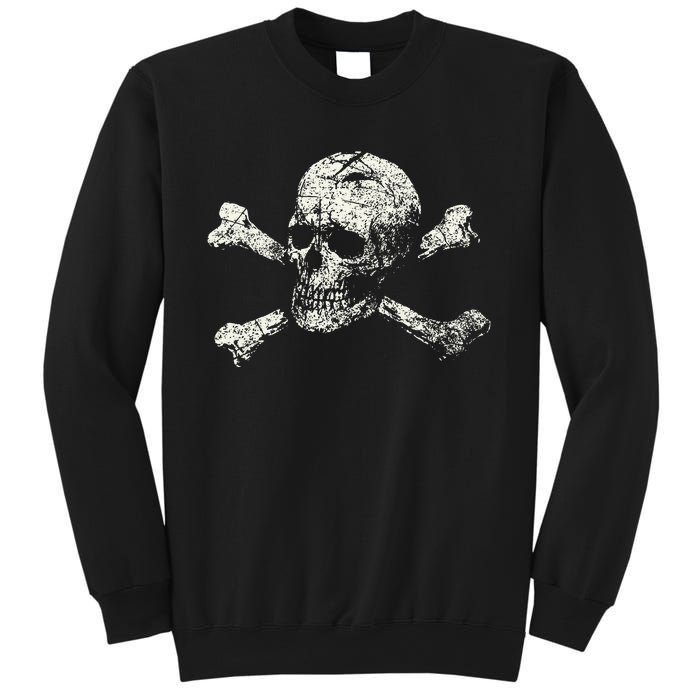 Pirate Skull Banner - Jolly Roger Symbol Sweatshirt