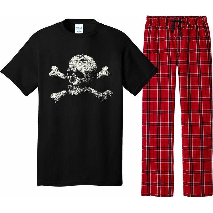 Pirate Skull Banner - Jolly Roger Symbol Pajama Set