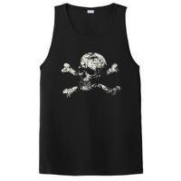 Pirate Skull Banner - Jolly Roger Symbol PosiCharge Competitor Tank