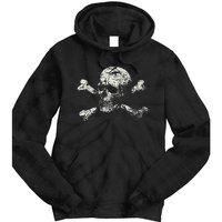 Pirate Skull Banner - Jolly Roger Symbol Tie Dye Hoodie