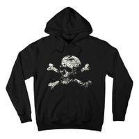 Pirate Skull Banner - Jolly Roger Symbol Tall Hoodie