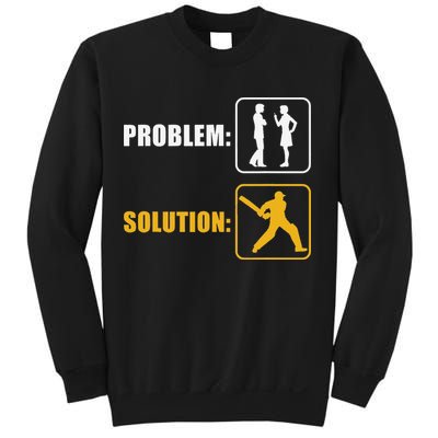 Problem Solution Baseball Sweatshirt