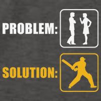 Problem Solution Baseball Vector Backpack
