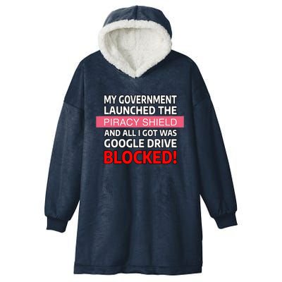 Piracy Shield Blocked Drive In Italy Hooded Wearable Blanket