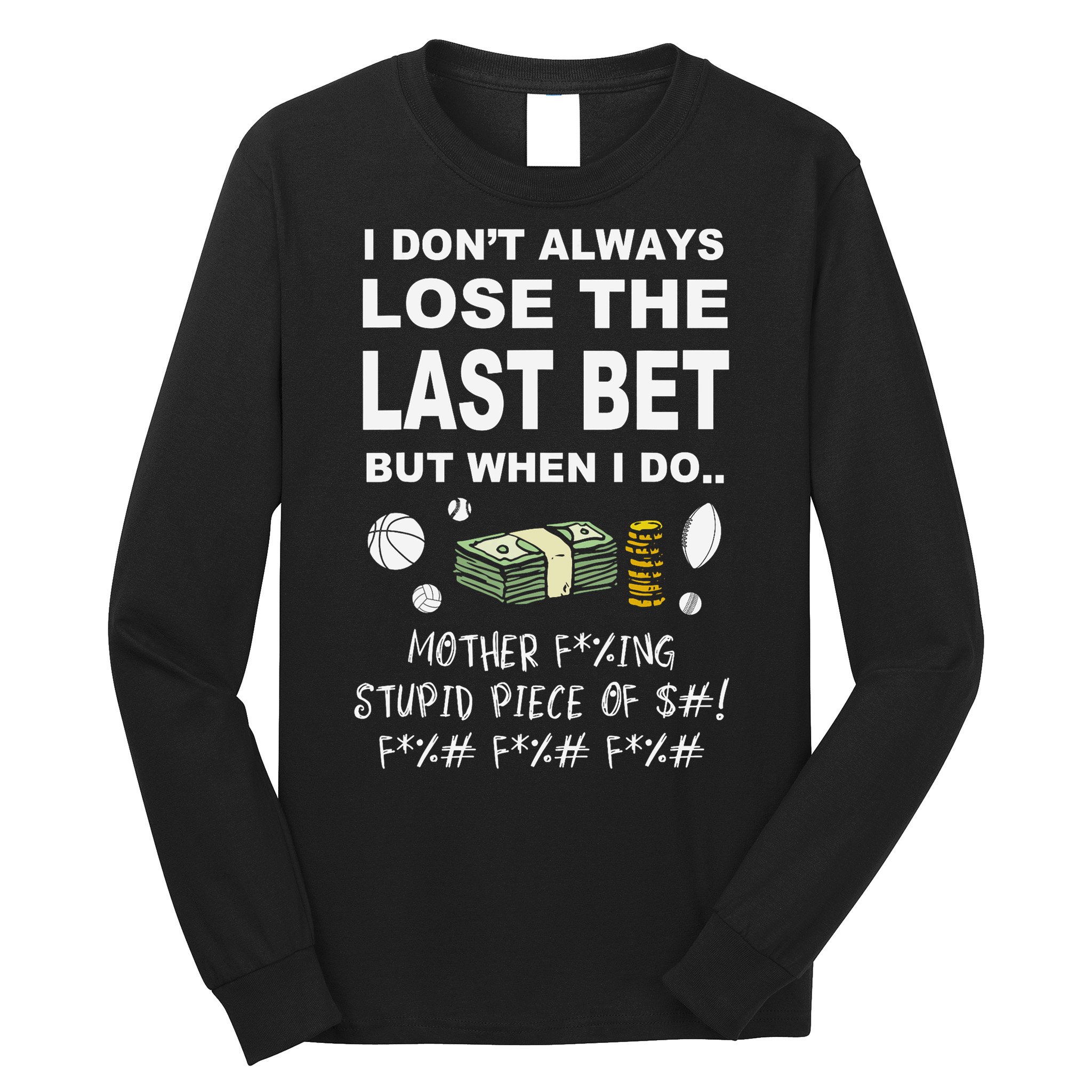 Parlay Sports Betting Long Sleeve Shirt