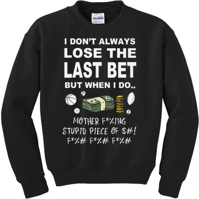 Parlay Sports Betting Kids Sweatshirt